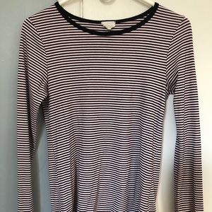 Striped long sleeve shirt